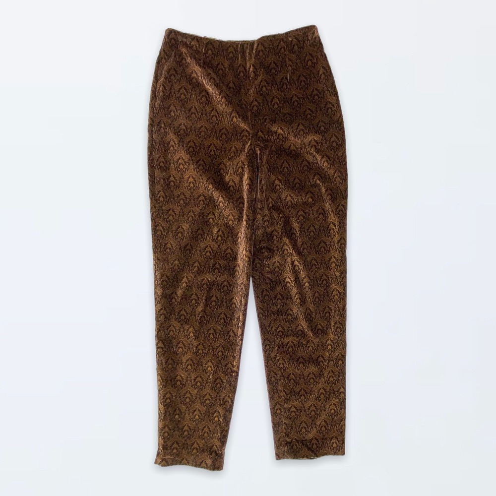 TALBOTS Velvet Straight‎ Leg Trousers 6